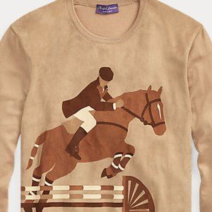 Ralph L. Equestrian Cashmere & Wool-Blend Sweater